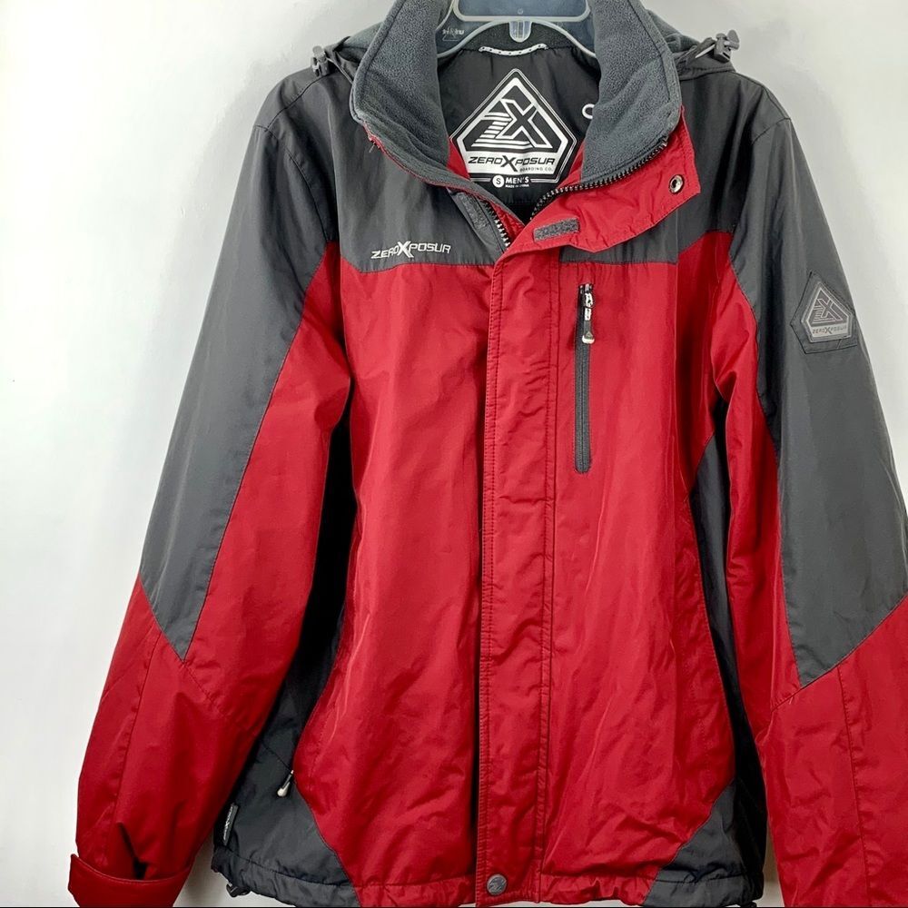 Zeroxposur‎ Red & Black Coat